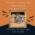 Class Registration: Pottery Mug Carving Workshop with Rhino Pottery