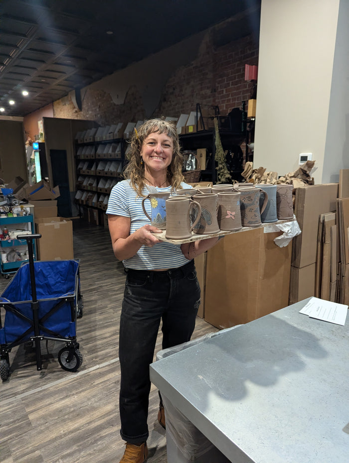 Class Registration: Pottery Mug Carving Workshop with Rhino Pottery