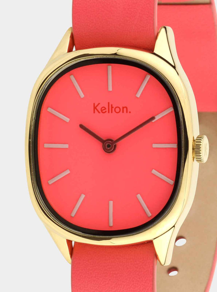COFFRET - Montre Colorama Blush + Bracelet cuir offert