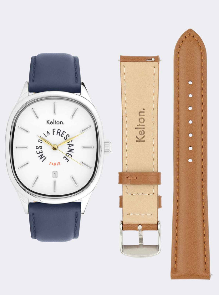 COFFRET : Montre Grande Colorama Navy IDLF