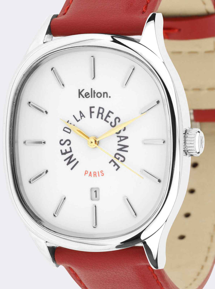COFFRET : Montre Grande Colorama Rouge IDLF