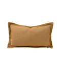 Corded Velvet Edge Pillow | Gold