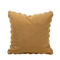 Corduroy Scallop Pillow | Gold