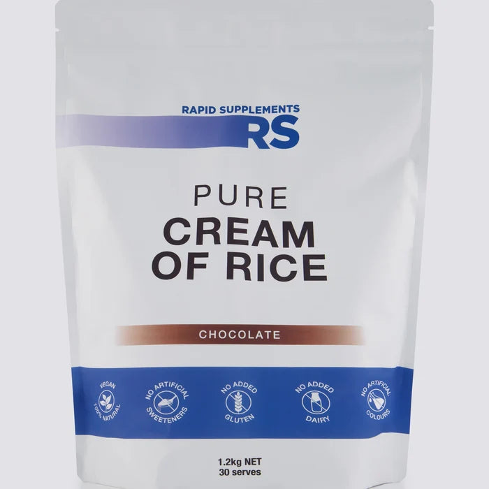 Rapid supplements cream of rice cereal fortified with iron by Rapid Supplements