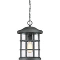Earth black wall sconce, by Quoizel, for hallway or living room