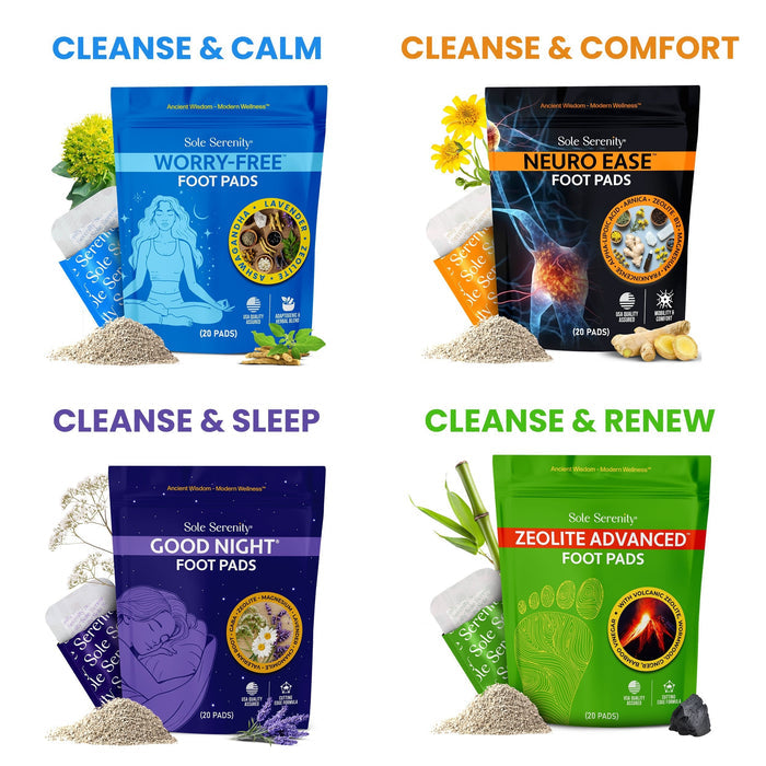 Detox ESSENTIALS 4 Pack Bundle Foot Pads