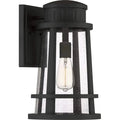 Earth black wall sconce, by Quoizel, for hallway or living room