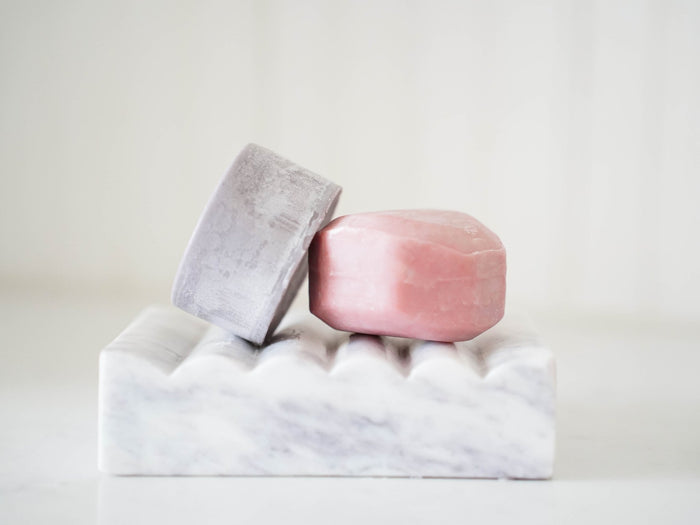 English Lavender Shampoo & Conditioner Bar Set - Little Flower Soap CoBath and Showerconditioner barhair care sethair