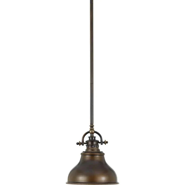 Palladian bronze pendant light, by Quoizel, for kitchen island or dining