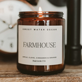 Farmhouse Amber Jar Candle