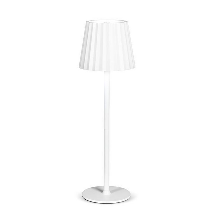 Fluted Shade Cordless Table Lamp
