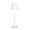 Fluted Shade Cordless Table Lamp