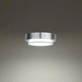 Stainless steel finish ceiling light, by Modern Forms, for hallway, bedroom, or entryway