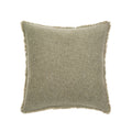 Fringed Boucle Pillow | Sage Grey