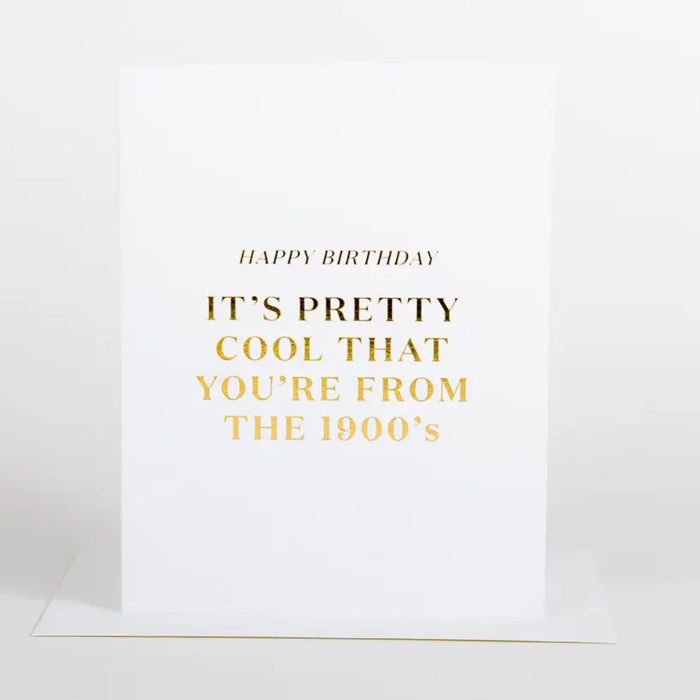From The 1900's Birthday Card