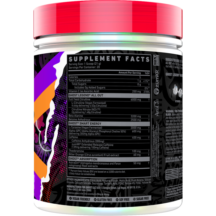 Ghost Legend All Out Pre-Workout Powder Ghost Legend All Out Pre-Workout Powder Form by My Store