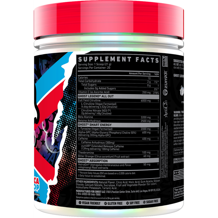 Ghost Legend All Out Pre-Workout Powder Ghost Legend All Out Pre-Workout Powder Form by My Store