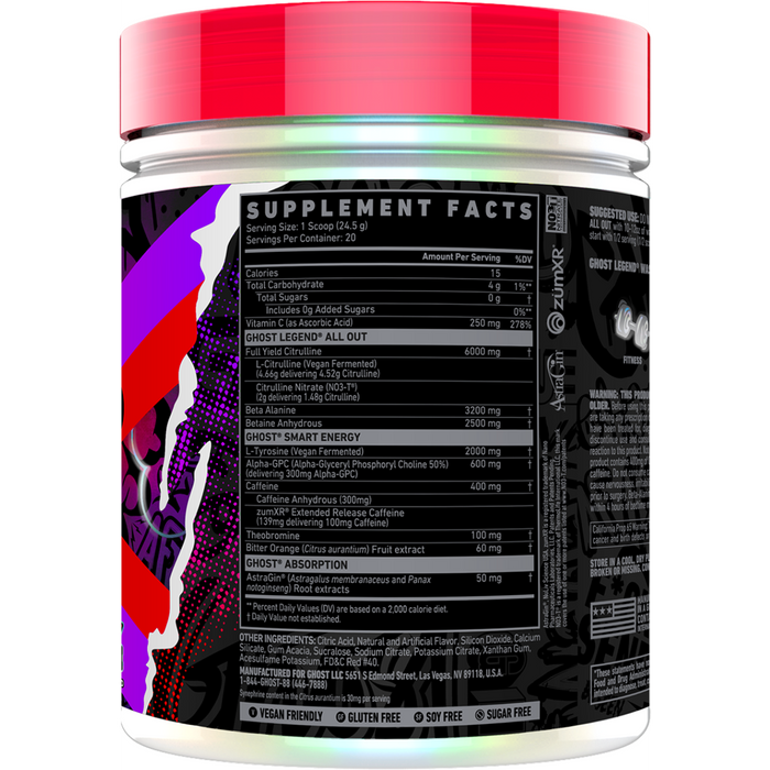 Ghost Legend All Out Pre-Workout Powder Ghost Legend All Out Pre-Workout Powder Form by My Store