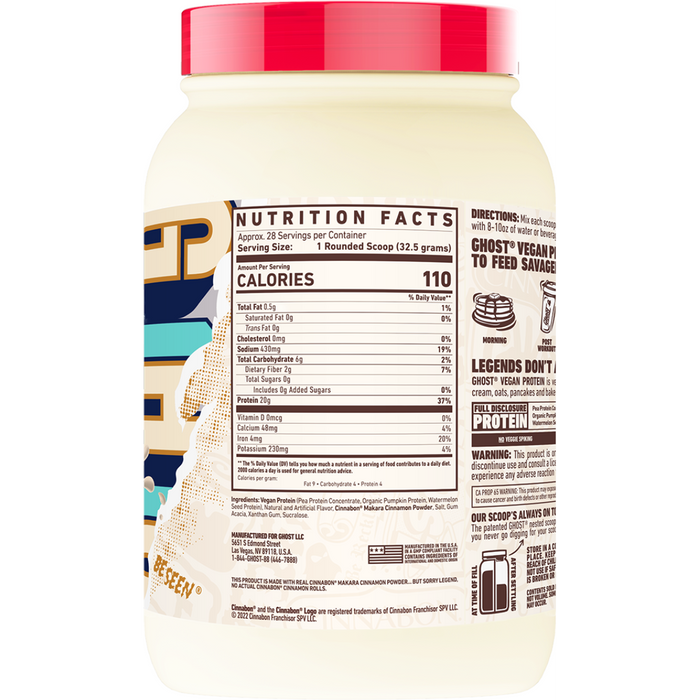 Ghost vegan plant-based protein powder by My Store