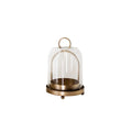 Glass + Gold Cloche