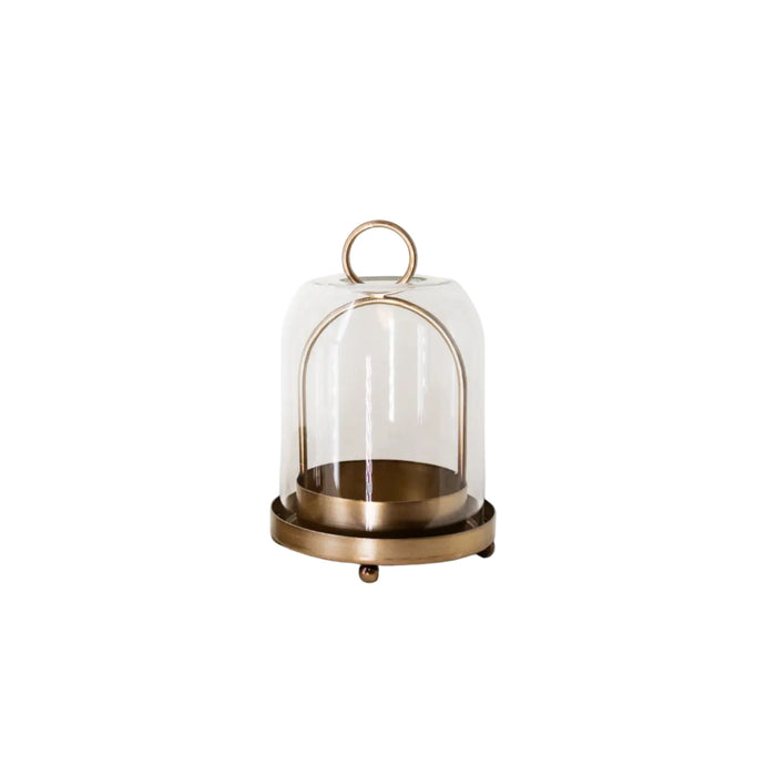 Glass + Gold Cloche