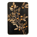 Golden Olive Enameled Tray