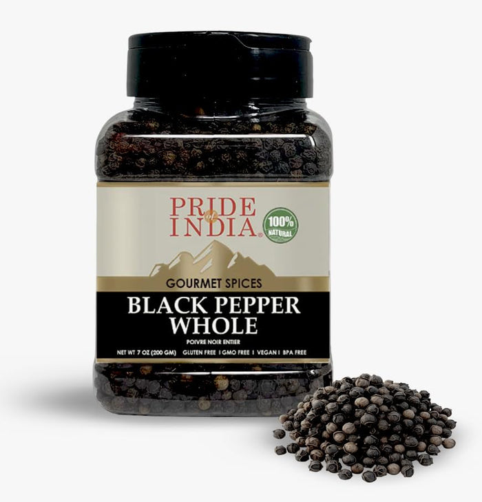 Gourmet Black Peppercorn Whole - Pride Of India