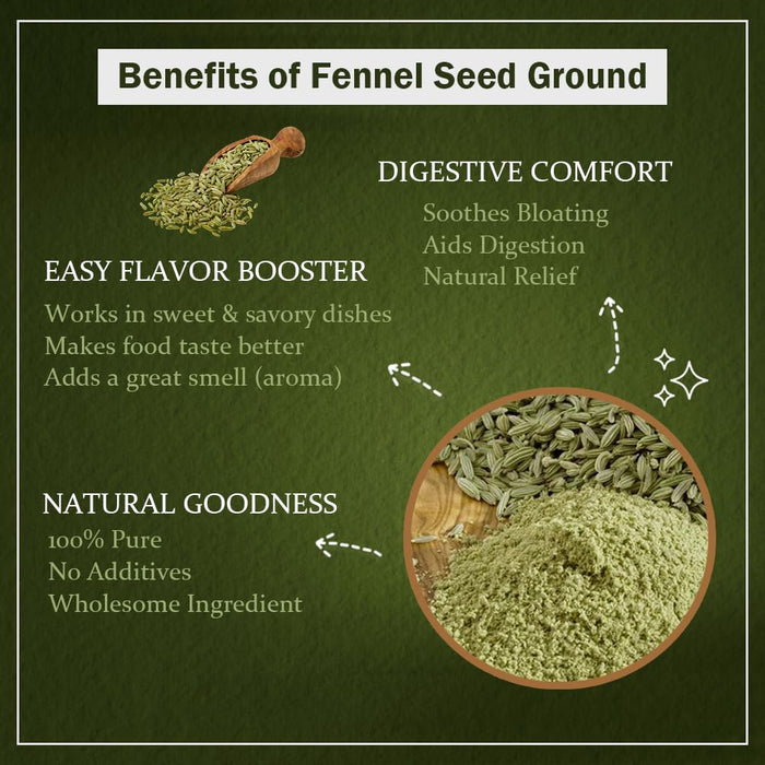 Gourmet Fennel Seed Ground - Pride Of India