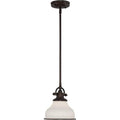 Palladian bronze pendant light, by Quoizel, for kitchen island or dining