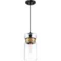 Mystic black pendant light, by Quoizel, for kitchen island or dining