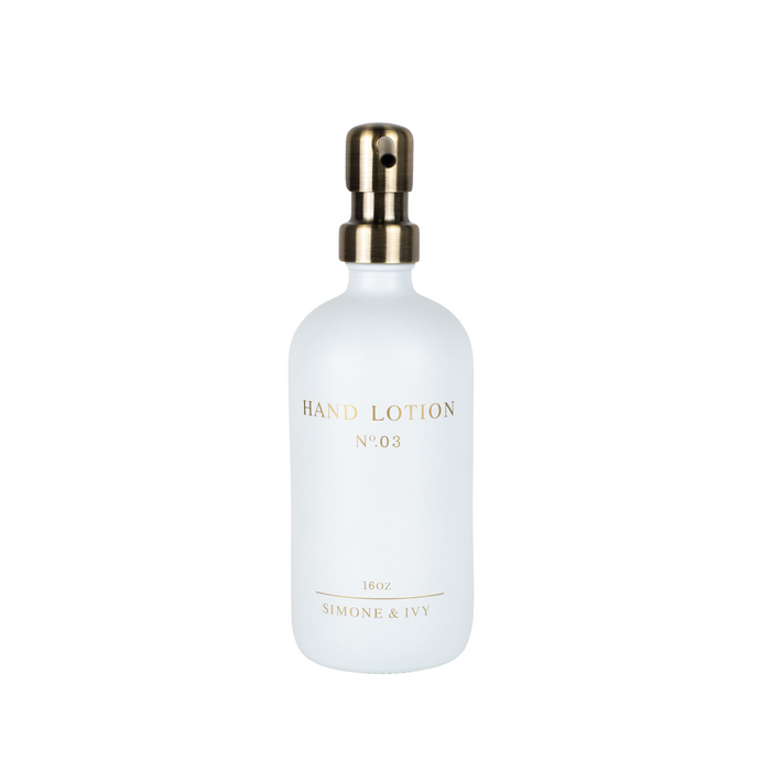 Hand Lotion Dispenser - White