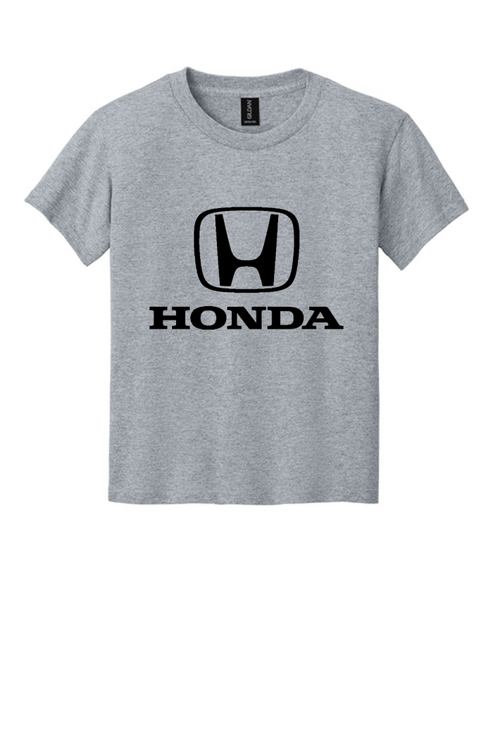 Honda Racing Kids Large Logo Tee Sport Grey