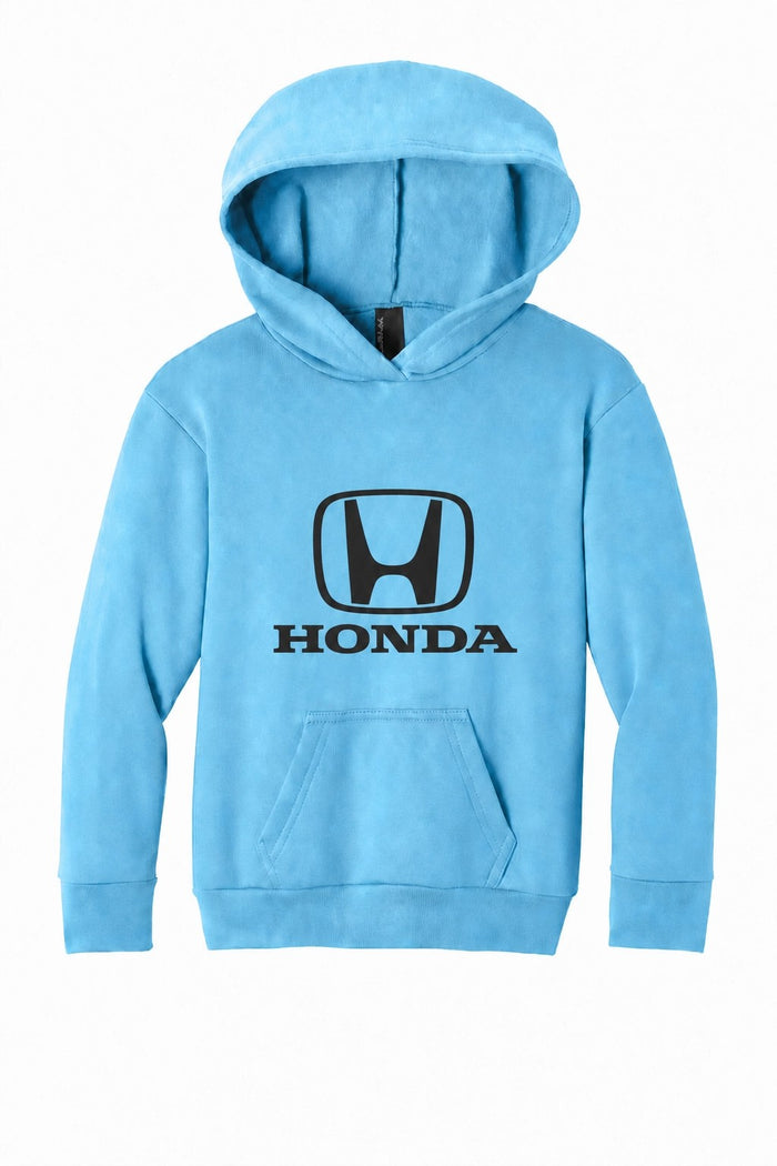 Honda Racing Kids Logo Hoodie Aquatic Blue