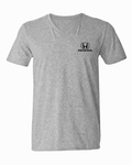 Honda Racing Logo Vneck Tee Sport Grey
