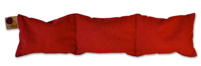 Hot Cherry Neck Wrap in Red Denim -  Natural Hot and Cold Therapy Pack