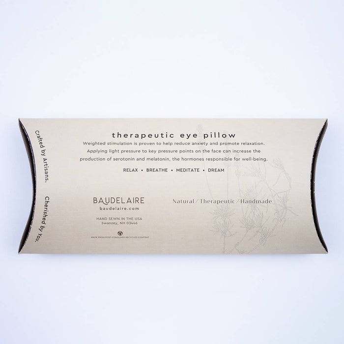 Indigo Fern - Relaxing Weighted Lavender Eye Pillow - Little Flower Soap Co