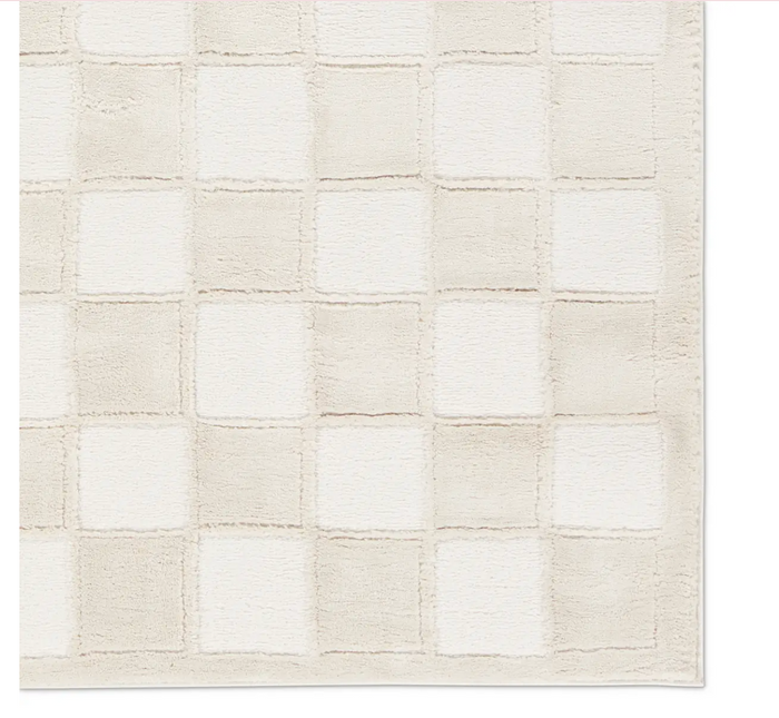 Jaida Rug | Taupe/White