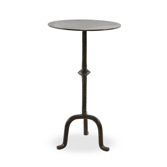 Jocelyn End Table | Dark Brass