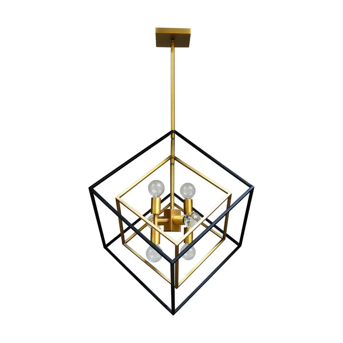 Vintage bronze island pendant, by Dainolite, for kitchen island or dining