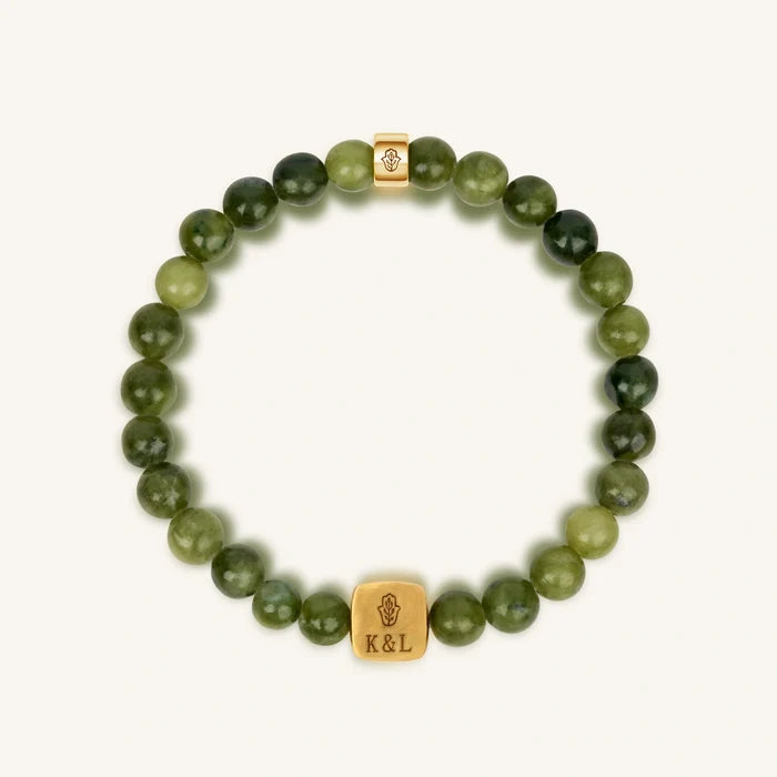 Karmic Elevation Jade & Amethyst Bracelet