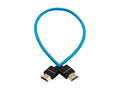 Kondor Blue HDMI to HDMI 14" Thin Braided Cable for on Camera Monitors - Blue