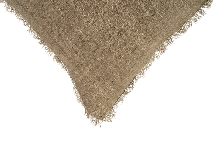 Layna Linen Pillow | Mink