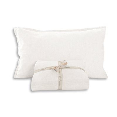 Linen Pillow Sham | White