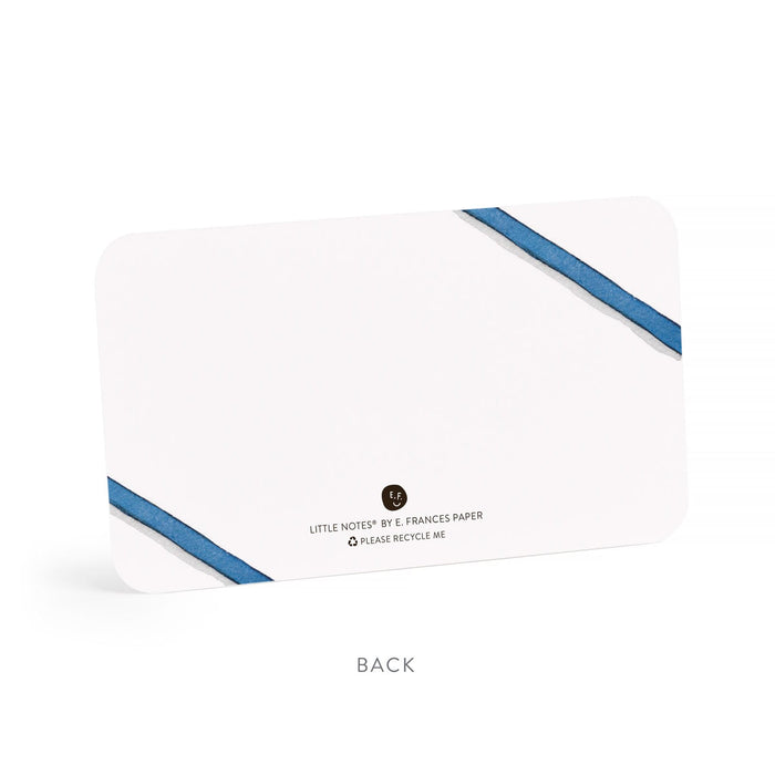 Little Notes Duo - Envelope and Card set of 10 - Little Flower Soap Cobirthday cardblank cardblueGreeting Card
