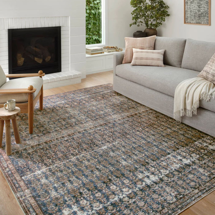 Loloi Billie Rug | Ocean/Brick