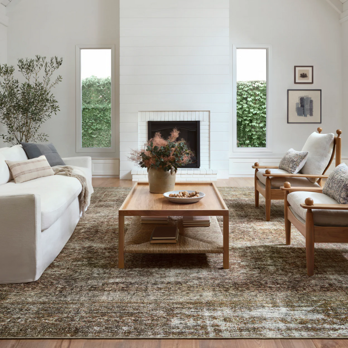 Loloi Billie Rug | Tobacco/Rust