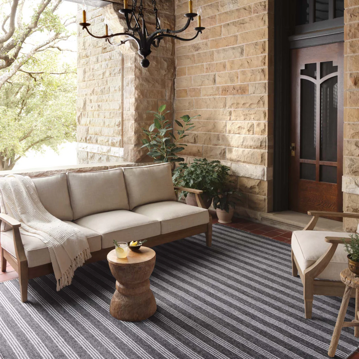 Loloi Charlie Indoor/Outdoor Rug | Charcoal/Grey