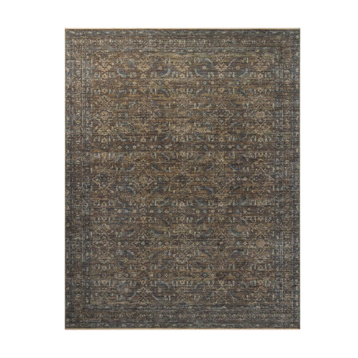 Loloi Heritage Rug | Lagoon/Tobacco