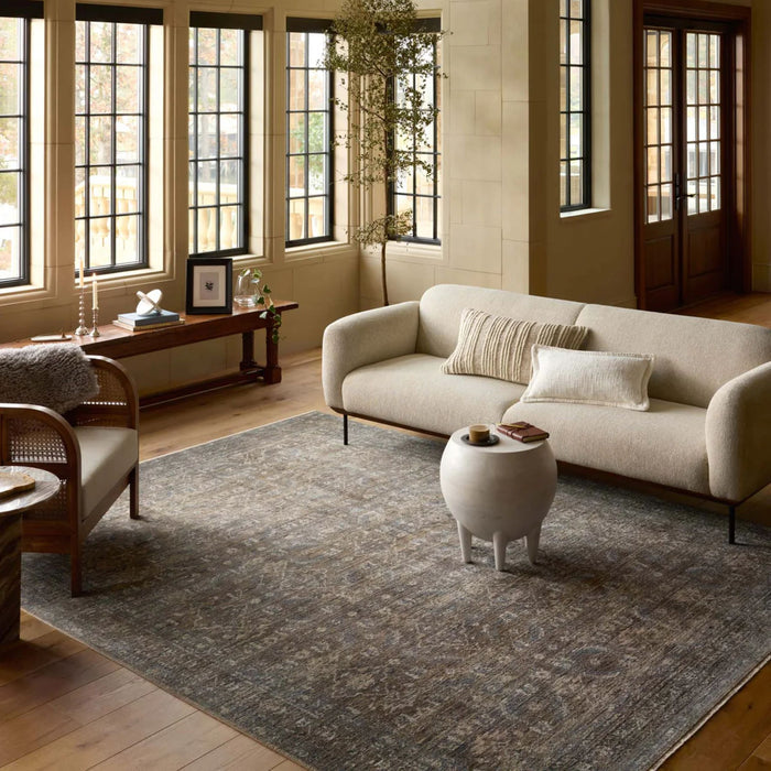 Loloi Heritage Rug | Lagoon/Tobacco