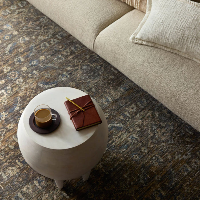 Loloi Heritage Rug | Lagoon/Tobacco